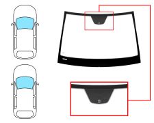 Parabrisas Mercedes Clase A (w169) 2008-2012 3/5 puertas / delantero / verde / con base espejo