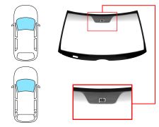 Parabrisas Mercedes Clase C (w202) 1993-2000 4 puertas / familiar / delantero / verde banda gris / con sensor