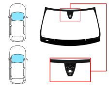 Parabrisas Mercedes Clase Cla (w117) 2016-2019 4 puertas / familiar / delantero / verde / acustico / con base espejo / con sensor modificado / molduras premontadas