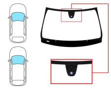 Parabrisas Mercedes Clase Cla (w117) 2016-2019 4 puertas / familiar / delantero / verde / con base espejo / con sensor redondo / molduras premontadas