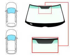 Parabrisas Mercedes Clase E (w210) 2000-2002 4 puertas / familiar / delantero / verde banda verde