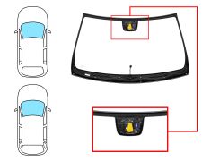 Parabrisas Mercedes Clase E (w212) 2009-2013 4 puertas / familiar / delantero / verde / termico / con sensor / con soporte camara modificado / molduras premontadas