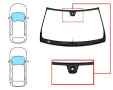 Parabrisas Mercedes Clase E (w212) 2013-2016 4 puertas / familiar / delantero / verde / termico / con sensor / molduras premontadas