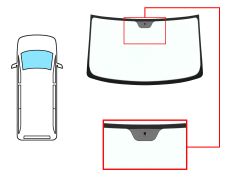 Parabrisas Mercedes Vito (w638) 1996-2003 delantero / verde / con base espejo
