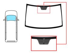 Parabrisas Mercedes Vito (w639) 2003-2010 delantero / verde / con base espejo / antena