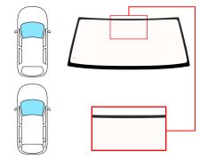 Parabrisas Mitsubishi Montero 1997-2000 3/5 puertas / delantero / bronce
