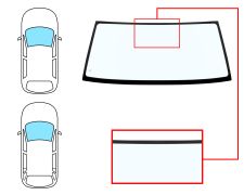 Parabrisas Mitsubishi Pajero 1997-2000 3/5 puertas / delantero / azul