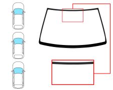 Parabrisas Nissan Almera 1995-1998 3/4 puertas / familiar / delantero / verde