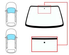 Parabrisas Nissan Micra 2000-2002 3/5 puertas / delantero / verde / con base espejo