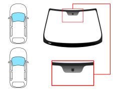 Parabrisas Nissan Micra 2002-2005 3/5 puertas / delantero / verde / con base espejo