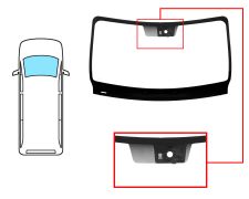 Parabrisas Nissan Nv400 2021-2024 delantero / verde / con base espejo / con sensor / con soporte camara