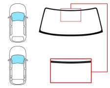 Parabrisas Nissan Patrol 2001-2004 3/5 puertas / delantero / verde