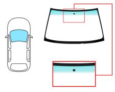 Parabrisas Nissan Primera 1999-2002 4/5 puertas / familiar / delantero / verde banda verde / con base espejo