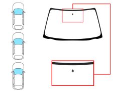 Parabrisas Opel Astra f 1995-1998 3/4/5 puertas / familiar / delantero / incoloro / con base espejo