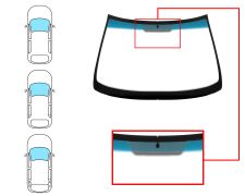 Parabrisas Opel Astra g 1998-2004 3/4/5 puertas / familiar / delantero / verde banda azul / con base espejo