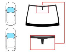 Parabrisas Opel Astra h 2004-2007 5 puertas / familiar / delantero / verde / con base espejo 12cm / molduras premontadas