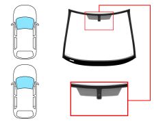 Parabrisas Opel Corsa d 2006-2011 3/5 puertas / delantero / verde / con base espejo / molduras premontadas