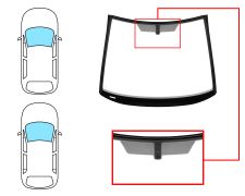 Parabrisas Opel Corsa e 2015-2019 3/5 puertas / delantero / verde / con base espejo / molduras premontadas