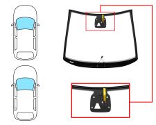 Parabrisas Opel Corsa e 2015-2019 3/5 puertas / delantero / verde / termico / con base espejo / con soporte camara / molduras premontadas
