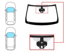 Parabrisas Opel Insignia 2009-2014 4/5 puertas / familiar / delantero / reflectante / con base espejo / con sensor / con soporte camara carril / con soporte camara señales / molduras premontadas