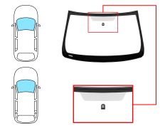Parabrisas Opel Insignia 2014-2017 4/5 puertas / familiar / delantero / verde / con base espejo / molduras premontadas