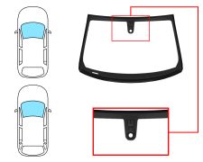 Parabrisas Opel Insignia 2017-2020 5 puertas / familiar / delantero / verde / con base espejo / con sensor / molduras premontadas