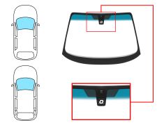 Parabrisas Opel Omega b 1994-1999 4 puertas / familiar / delantero / reflectante / banda azul / con base espejo / con sensor