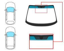 Parabrisas Opel Omega b 1999-2003 4 puertas / familiar / delantero / reflectante / banda azul / con base espejo