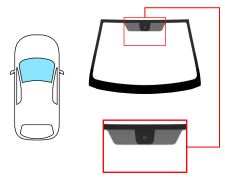 Parabrisas Opel Tigra 2004-2009 delantero / verde