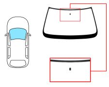 Parabrisas Opel Vectra a 1992-1995 4/5 puertas / delantero / incoloro / con base espejo