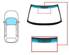 Parabrisas Opel Vectra b 1995-2002 4/5 puertas / familiar / delantero / reflectante / banda azul / con base espejo