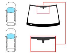 Parabrisas Opel Vectra c 2002-2005 4/5 puertas / familiar / delantero / verde / con base espejo / molduras premontadas