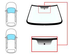 Parabrisas Peugeot 106 1991-1996 3/5 puertas / delantero / verde / con base espejo