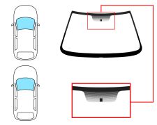 Parabrisas Peugeot 106 1996-2004 3/5 puertas / delantero / reflectante / con base espejo