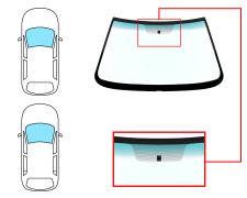 Parabrisas Peugeot 106 1996-2004 3/5 puertas / delantero / verde banda verde / con base espejo