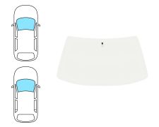 Parabrisas Peugeot 205 1984-1996 3/5 puertas / delantero / verde / con base espejo