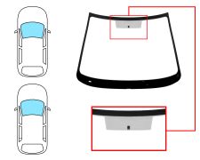 Parabrisas Peugeot 206 1998-2008 3/5 puertas / familiar / delantero / reflectante / con base espejo