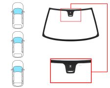 Parabrisas Peugeot 306 1999-2002 3/4/5 puertas / familiar / delantero / verde / con base espejo / con sensor