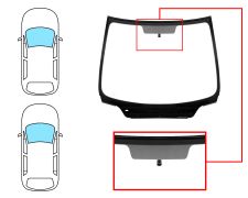 Parabrisas Peugeot 307 2005-2007 3/5 puertas / familiar / delantero / reflectante / con base espejo / molduras premontadas