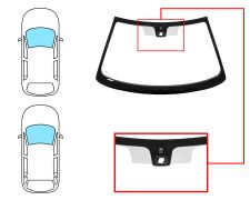 Parabrisas Peugeot 406 1999-2004 4 puertas / familiar / delantero / reflectante / con base espejo / con sensor cuadrado