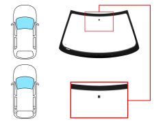 Parabrisas Peugeot 406 1999-2004 4 puertas / familiar / delantero / verde / con base espejo