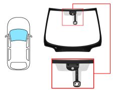 Parabrisas Peugeot 407 2004-2011 coupe / delantero / reflectante / acustico / con base espejo / con sensor / gps / molduras premontadas