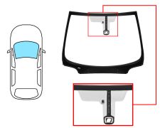Parabrisas Peugeot 407 2004-2011 coupe / delantero / reflectante / acustico / con base espejo / con sensor / molduras premontadas