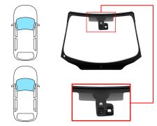 Parabrisas Peugeot 508 2014-2018 4 puertas / familiar / delantero / verde / con base espejo / gps / con sensor / molduras premontadas