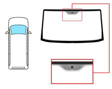 Parabrisas Peugeot Boxer 1994-2002 delantero / incoloro / con base espejo