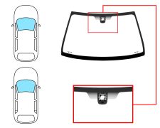 Parabrisas Renault Clio Campus 2006-2009 3/5 puertas / delantero / reflectante / con base espejo / con sensor