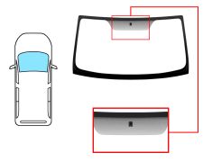 Parabrisas Renault Kangoo 2003-2007 delantero / reflectante / con base espejo