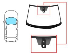 Parabrisas Renault Koleos 2011-2016 delantero / verde / con base espejo / con sensor