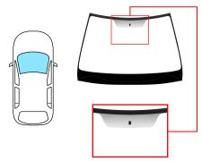 Parabrisas Renault Laguna 1998-2001 5 puertas / familiar / delantero / reflectante / con base espejo