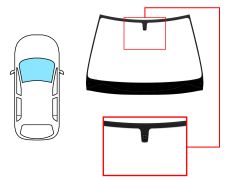 Parabrisas Renault Laguna 1998-2001 5 puertas / familiar / delantero / verde / con base espejo